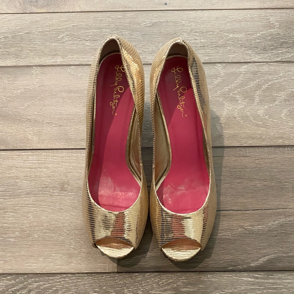 Lilly Pulitzer wedge shoes